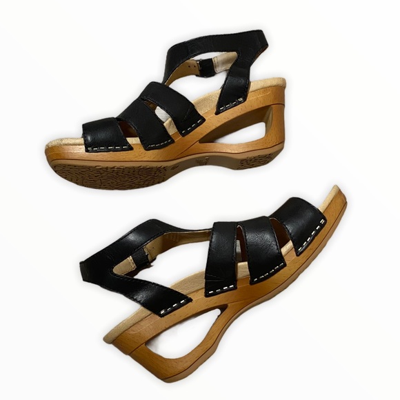 Dansko Shoes | Dansko Trudy Sandals In Blacknatural | Poshmark